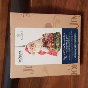 NIB.  Jim Shore Santa with Toybag Worldwide Event Ornament